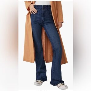 EUC Free People Jayde flare denim size 24